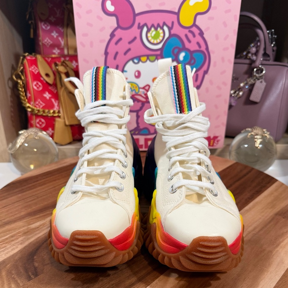 Converse Run Star Motion CX Pride Rainbow High-Top Sneakers - Picture 8 of 11